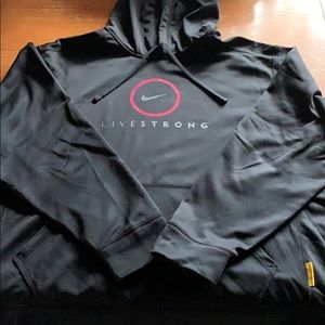 XL Nike Livestrong Black Sweatshirt